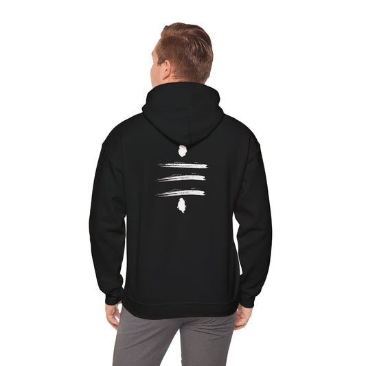 Satoshi Brushstroke Hooded Sweatshirt
