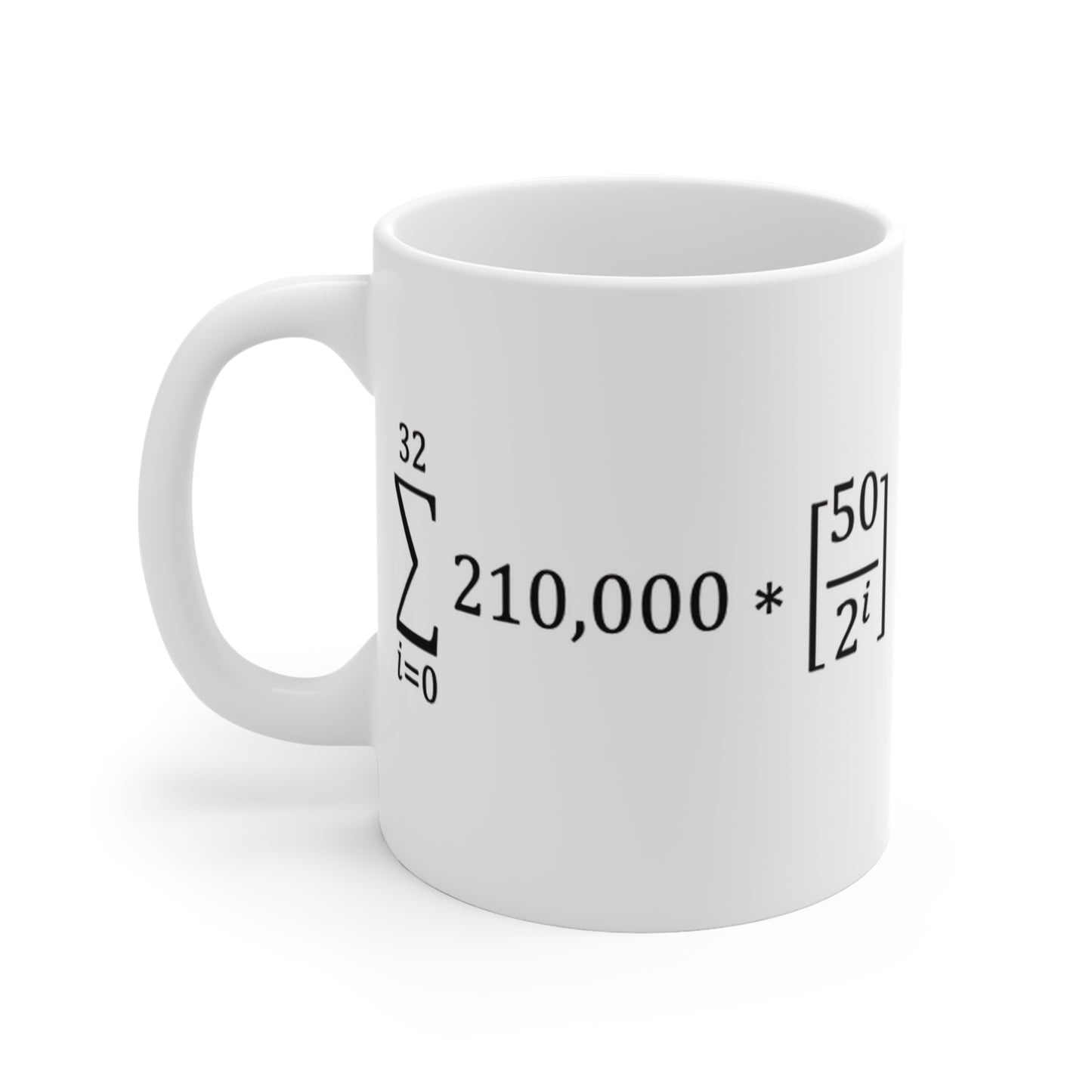 Mug Bitcoin Money Supply Equation Ceramic