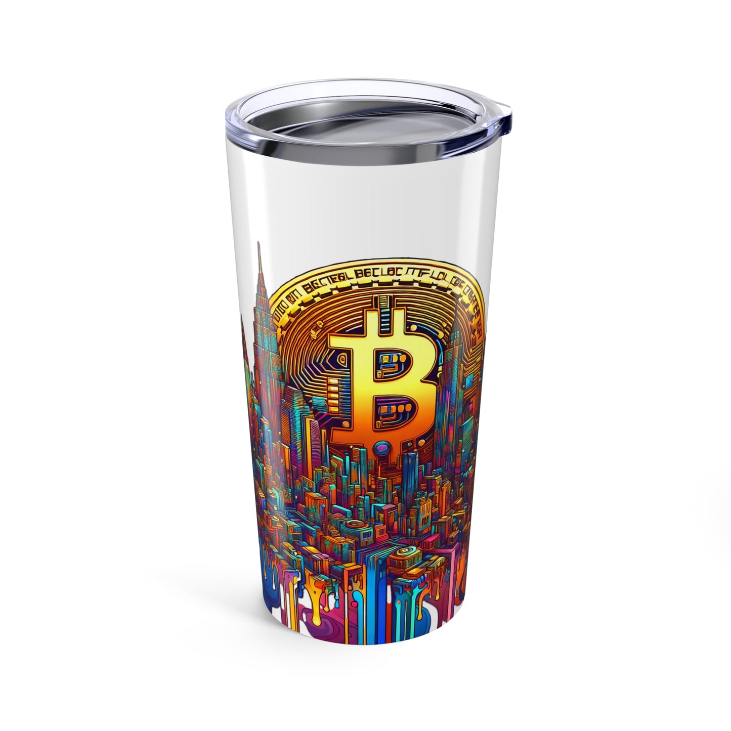 Trippy Bitcoin Utopia Tumbler 20oz