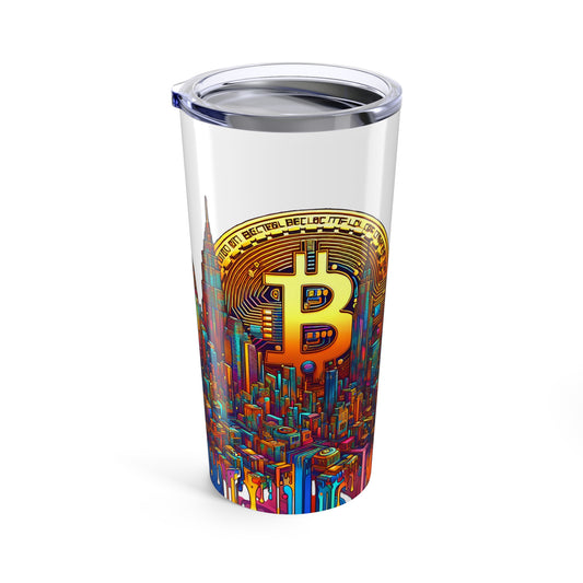 Trippy Bitcoin Utopia Tumbler 20oz