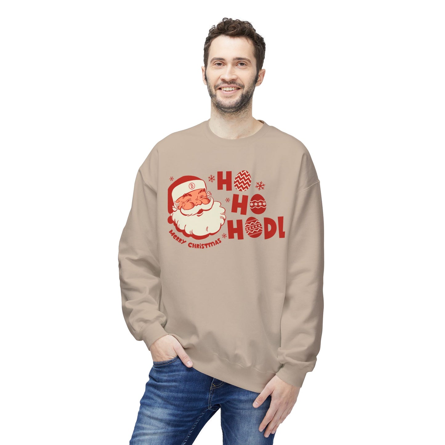 HO HO HODL Bitcoin Santa Sweatshirt
