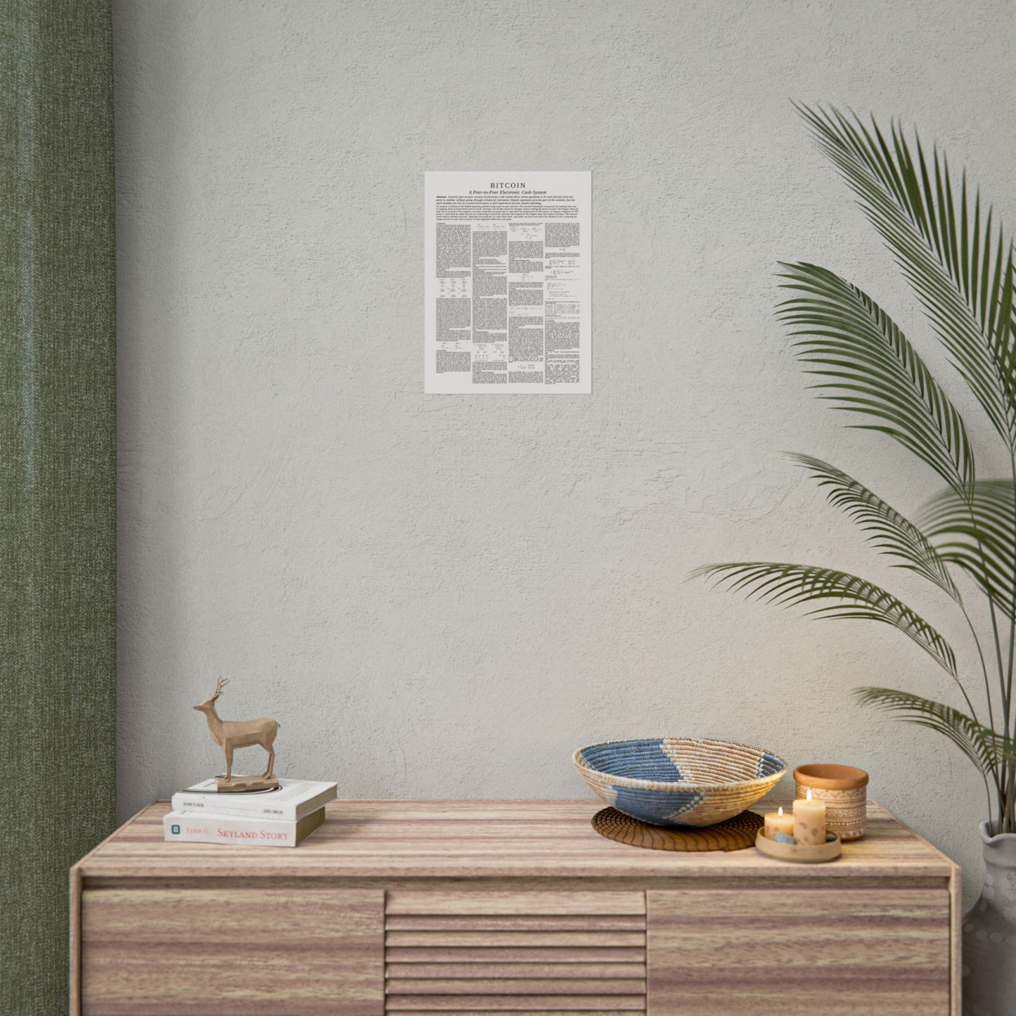 Bitcoin White Paper Rolled Poster