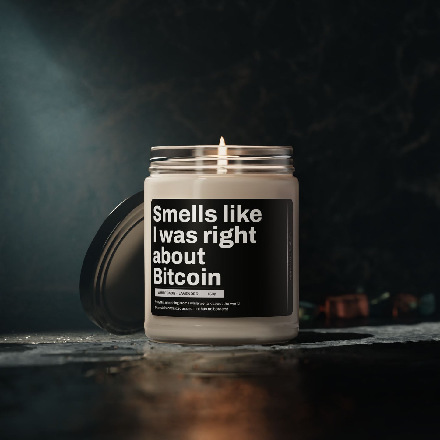 "Smells Like I Was Right About Bitcoin" Candle