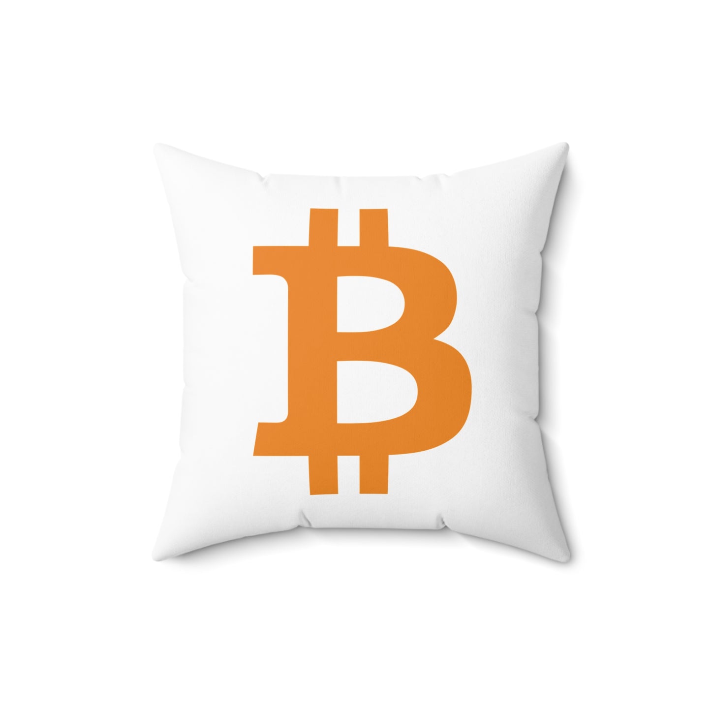 Bitcoin Square Pillow