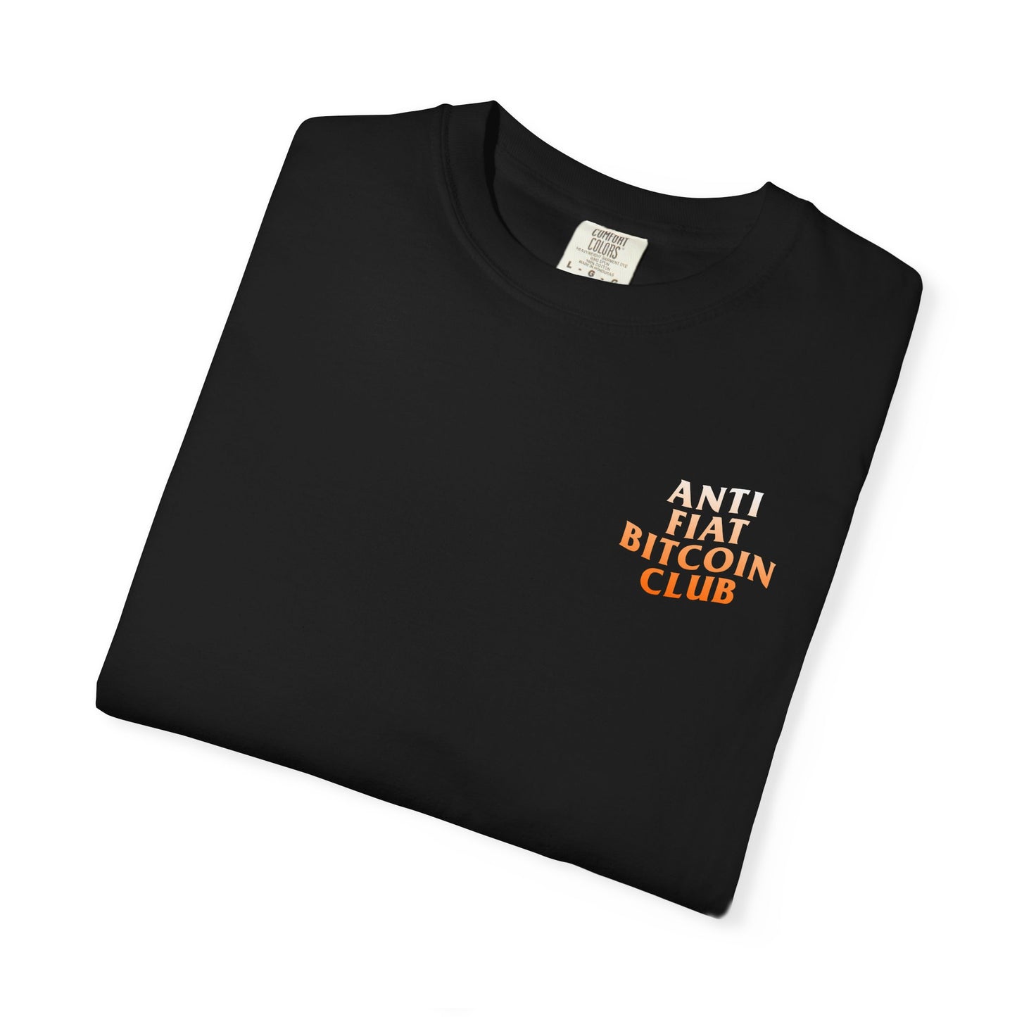 Anti Fiat Bitcoin Club Gradient Tee