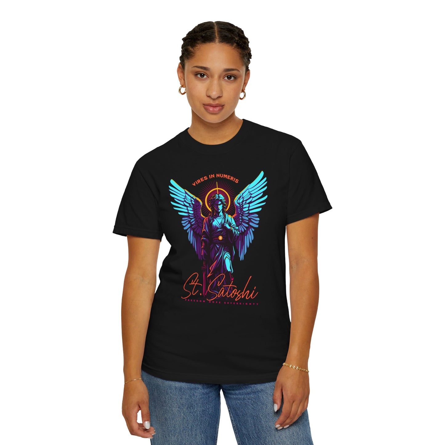 Saint Satoshi Angel Tee