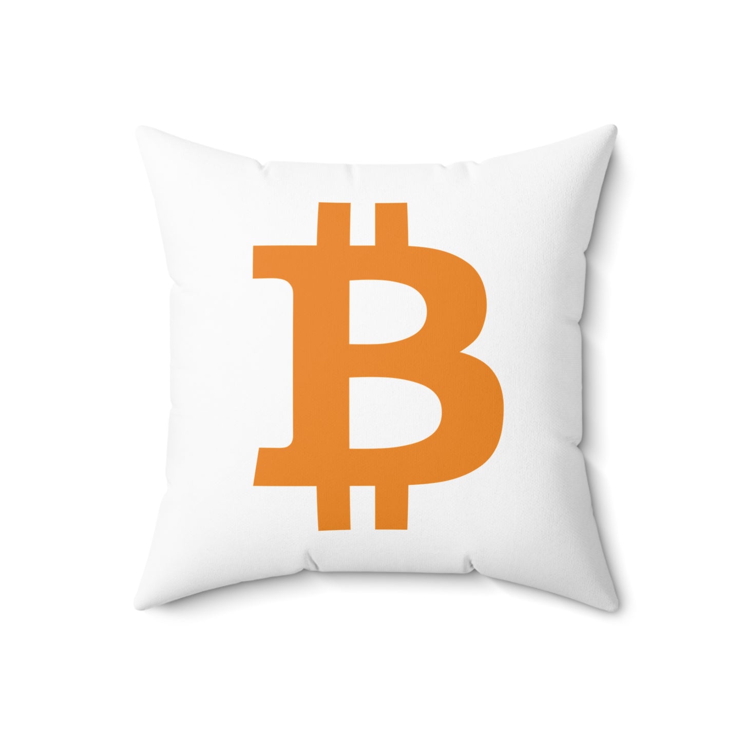 Bitcoin Square Pillow