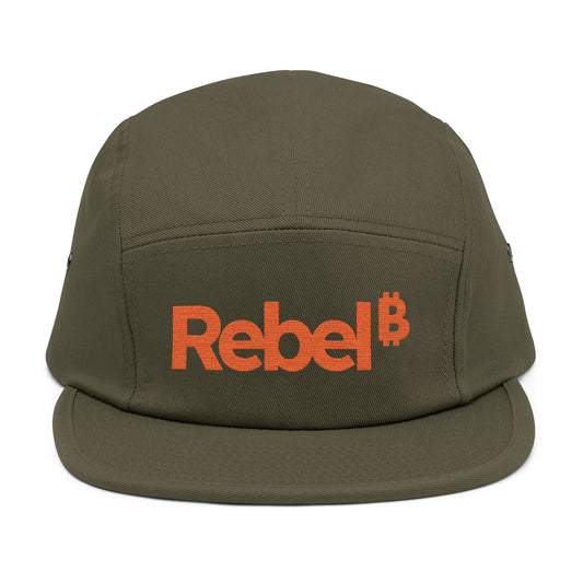 Rebel Bitcoin Cap Orange