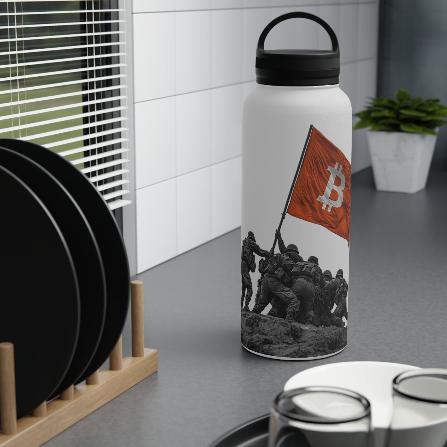 Bitcoin Army Stainless Steel Water Bottle