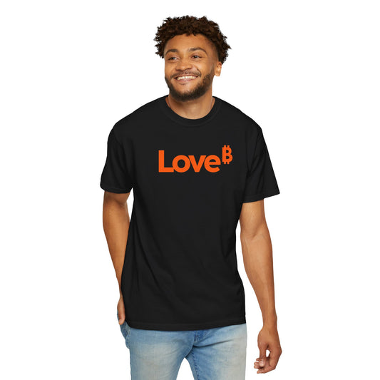 LOVE Bitcoin Orange Tee