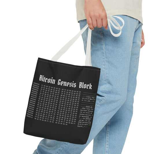 Bitcoin Genesis Block Tote Bag