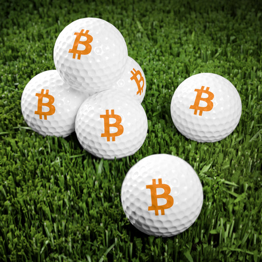 Bitcoin Golf Balls 6pcs Set