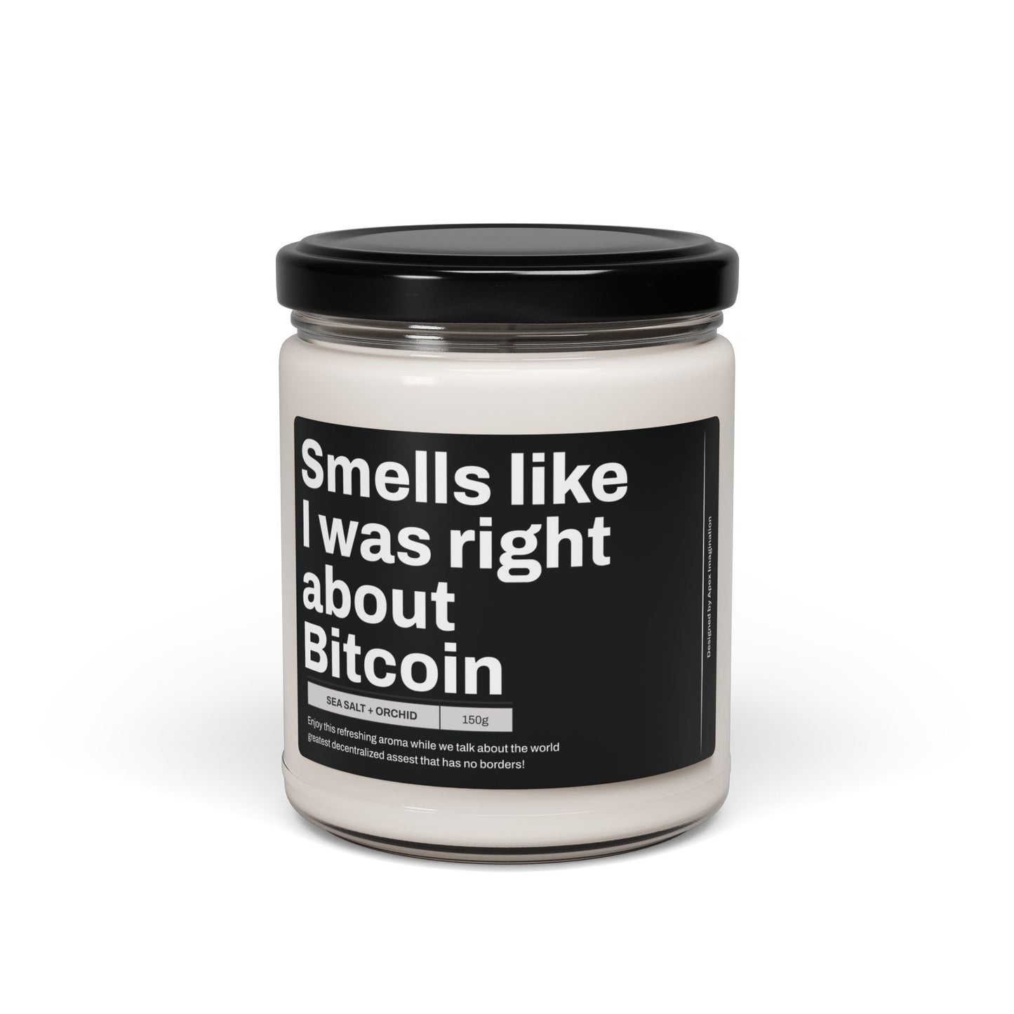 "Smells Like I Was Right About Bitcoin" Candle