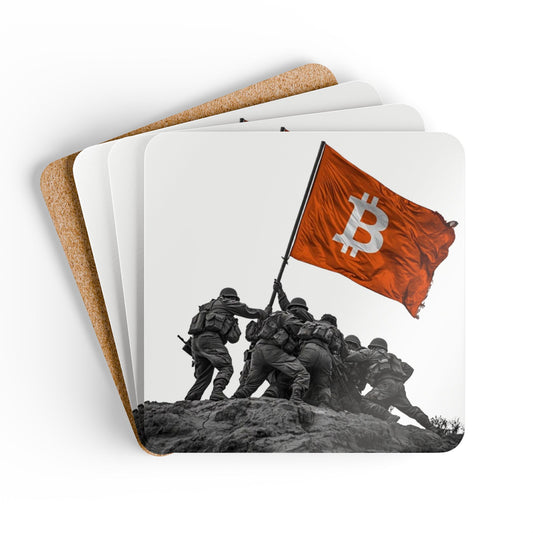 Coaster Set - Bitcoin Army Coaster