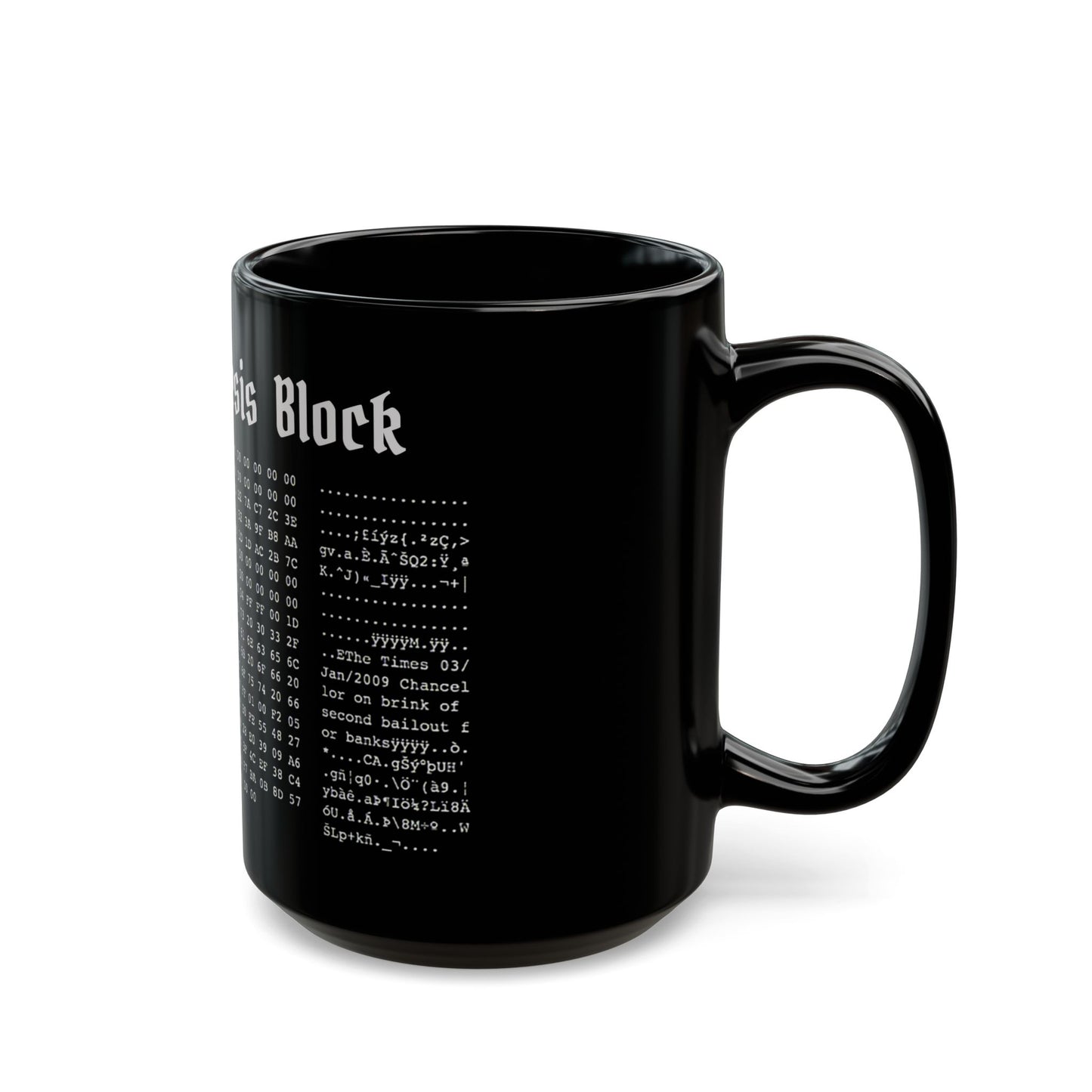 Bitcoin Genesis Block Mug