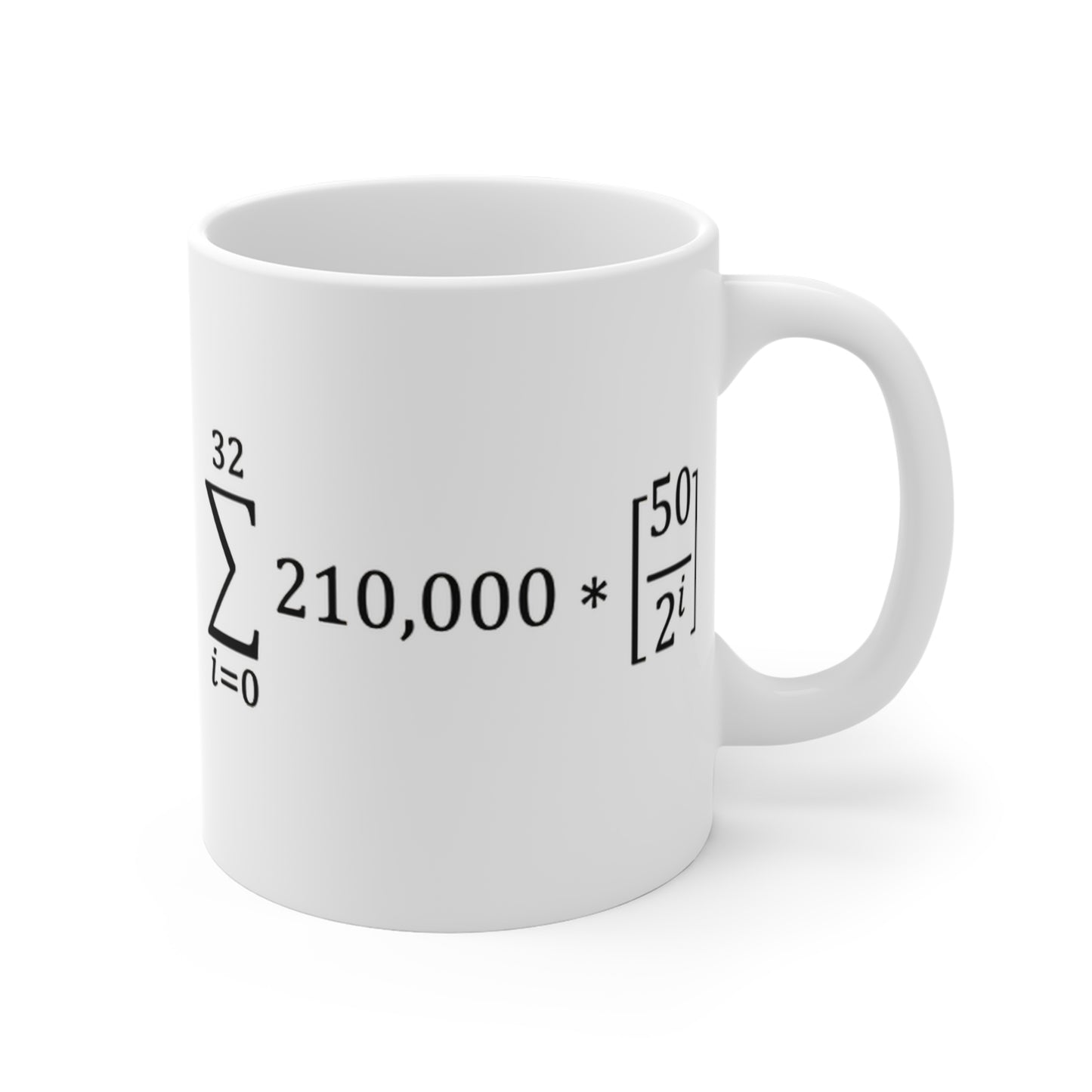 Mug Bitcoin Money Supply Equation Ceramic