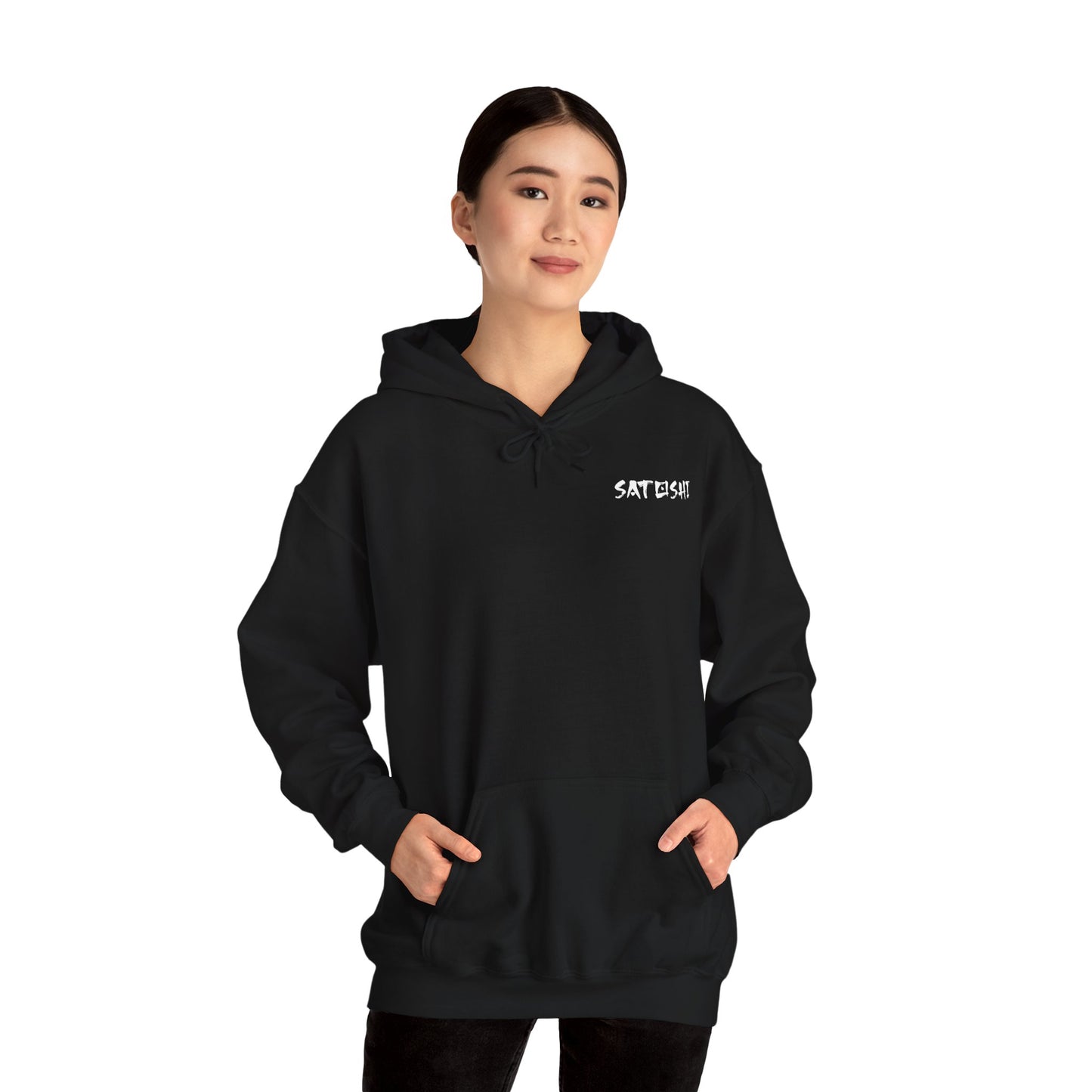 Satoshi Brushstroke Hooded Sweatshirt