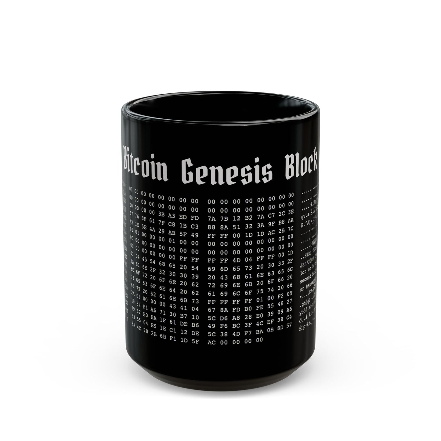 Bitcoin Genesis Block Mug