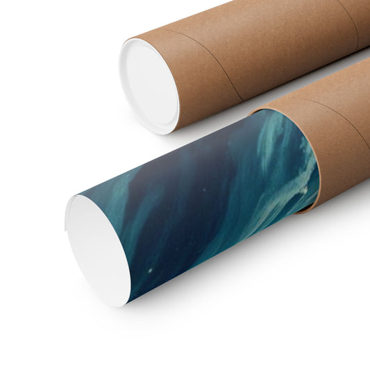 The Great Wave Of Bitcoin Poster