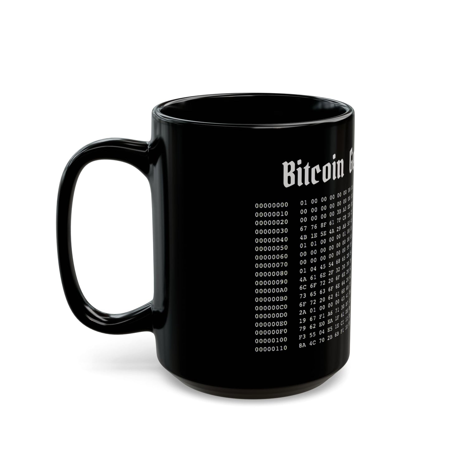 Bitcoin Genesis Block Mug