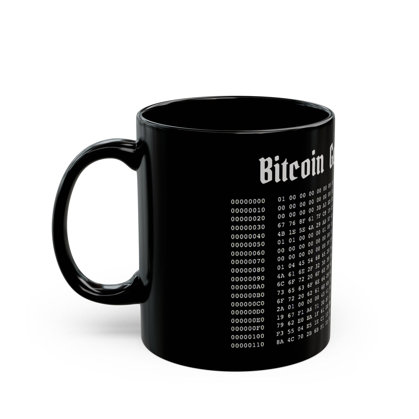 Bitcoin Genesis Block Mug