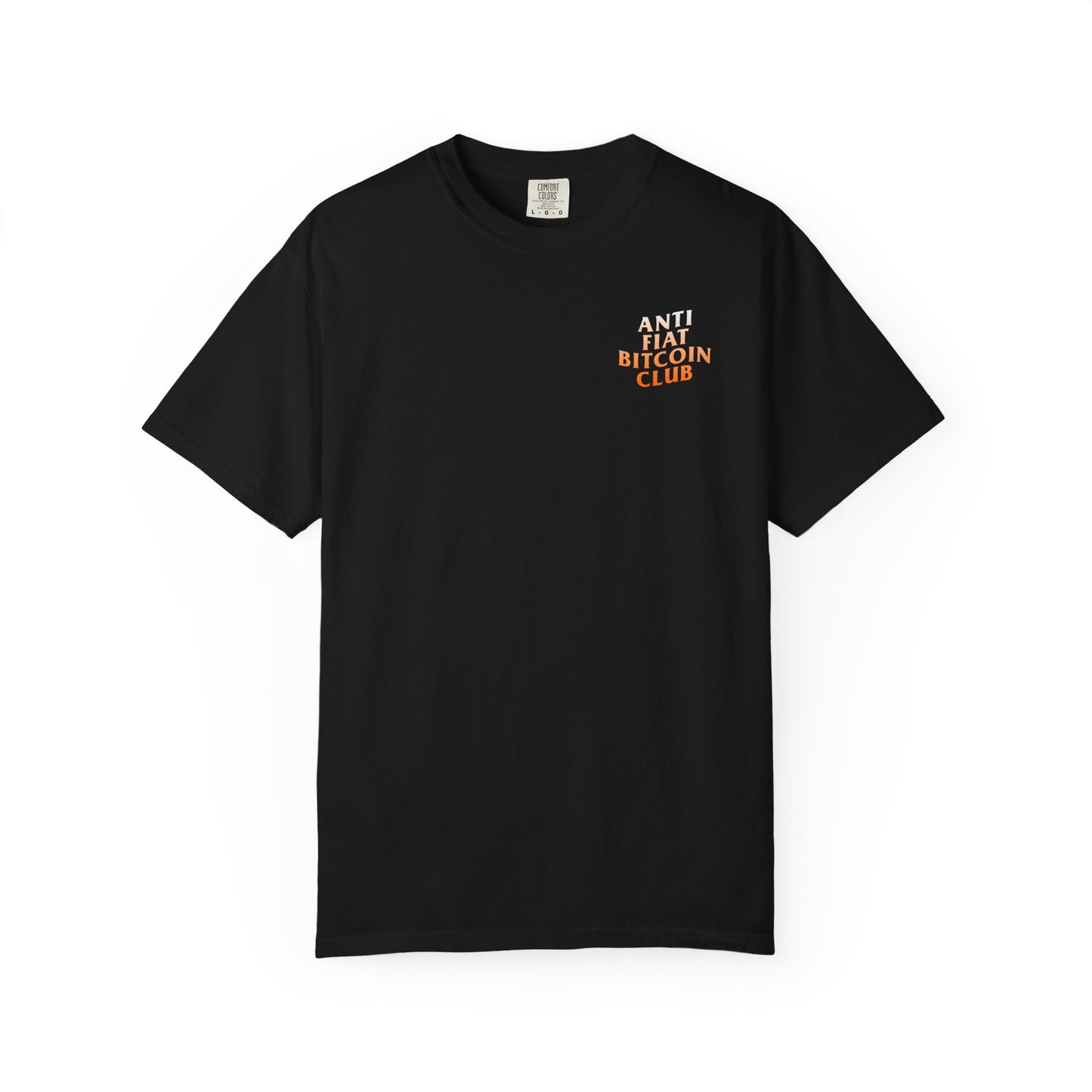 Anti Fiat Bitcoin Club Gradient Tee