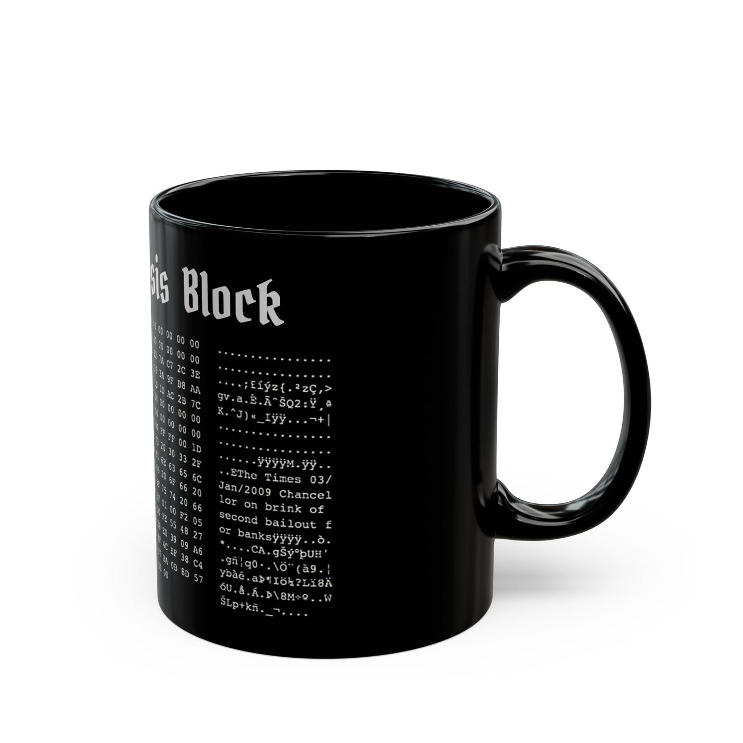 Bitcoin Genesis Block Mug