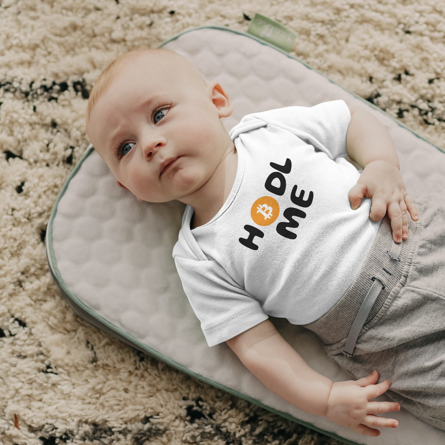 Bitcoin Baby Onesie 'HODL ME'