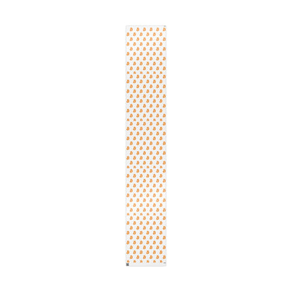 Bitcoin Gift Wrap Paper White/Orange