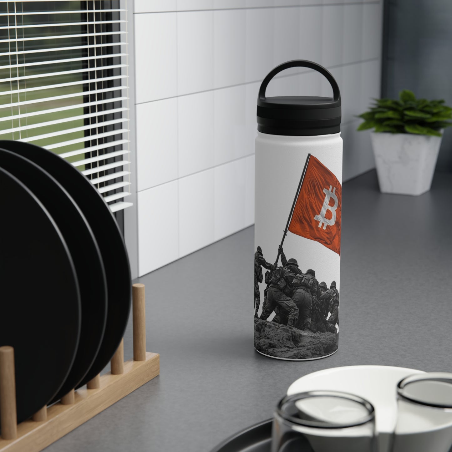 Bitcoin Army Stainless Steel Water Bottle