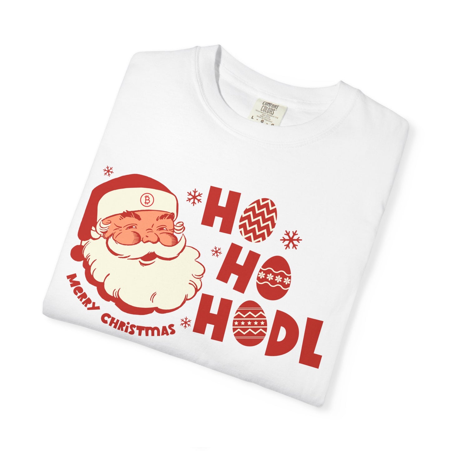 HO HO HODL Bitcoin Santa T-shirt