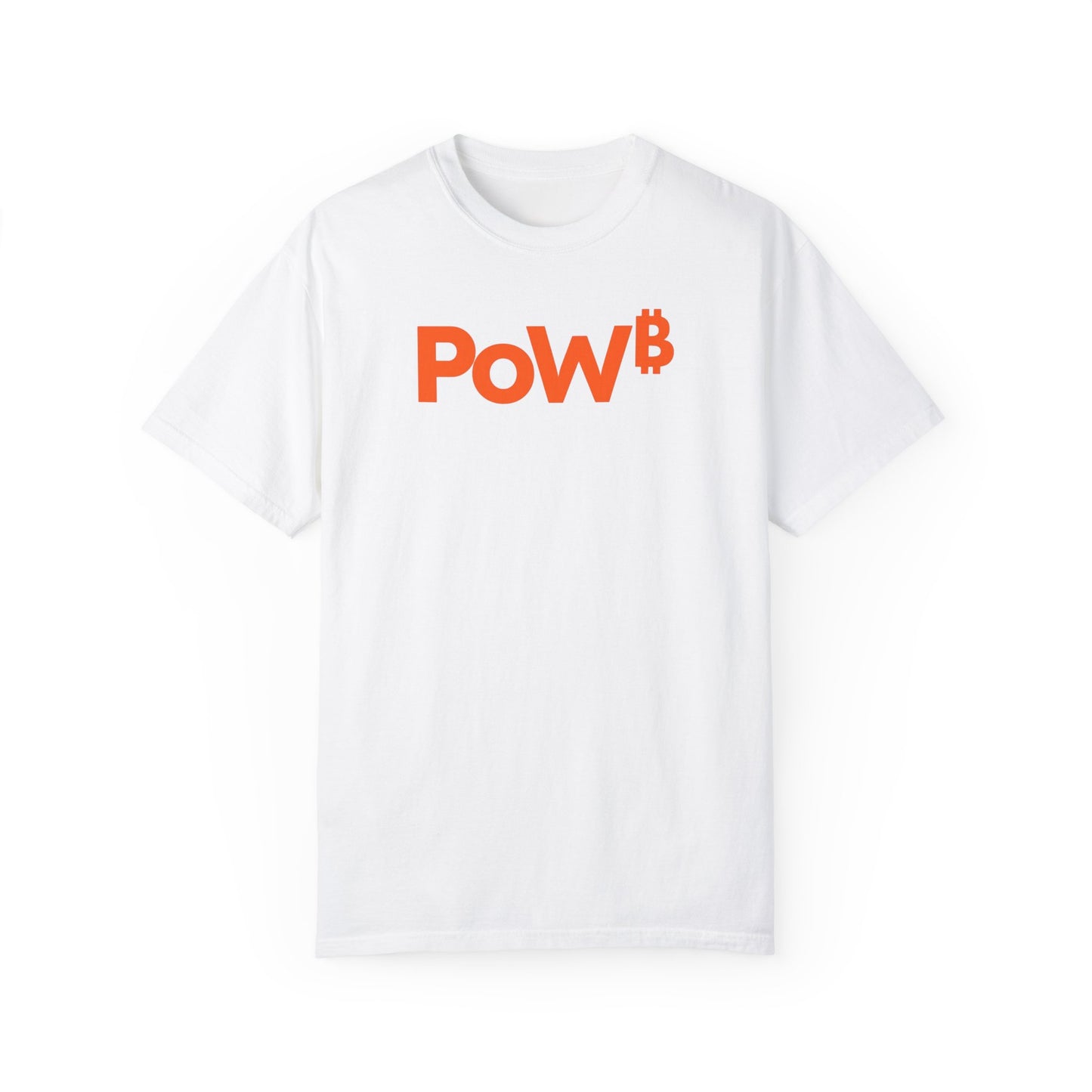 Proof Of Work Bitcoin Orange Tee