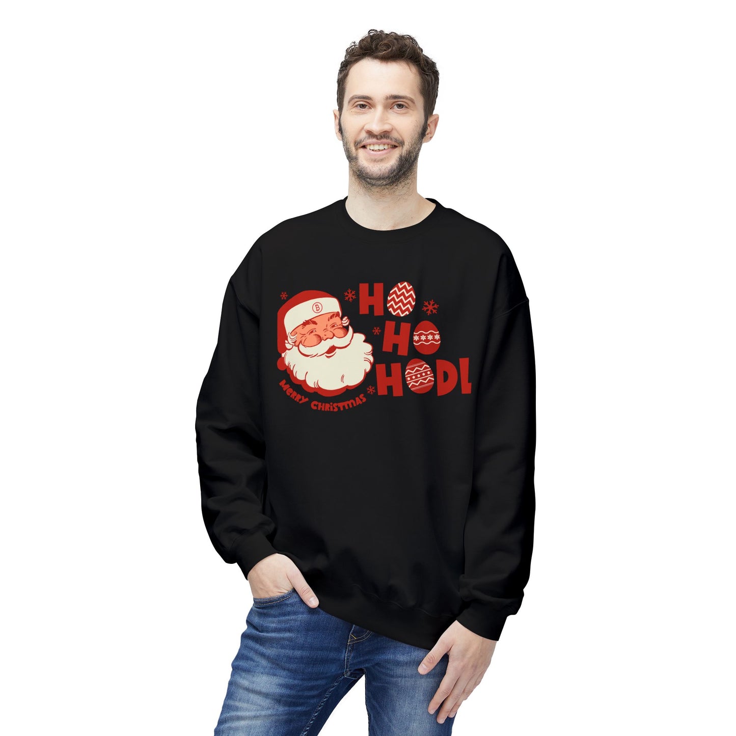 HO HO HODL Bitcoin Santa Sweatshirt