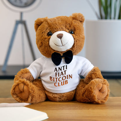 Anti Fiat Bitcoin Club Teddy Bear