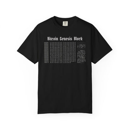 Bitcoin Genesis Block T-shirt