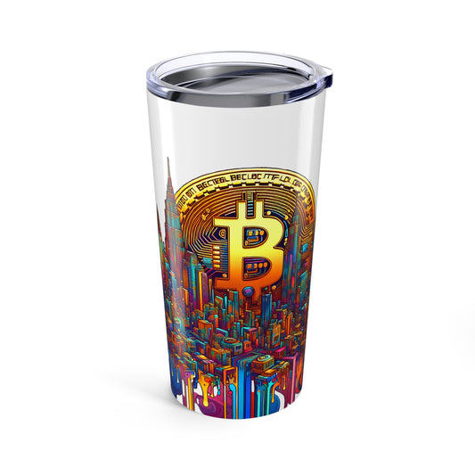 Trippy Bitcoin Utopia Tumbler 20oz