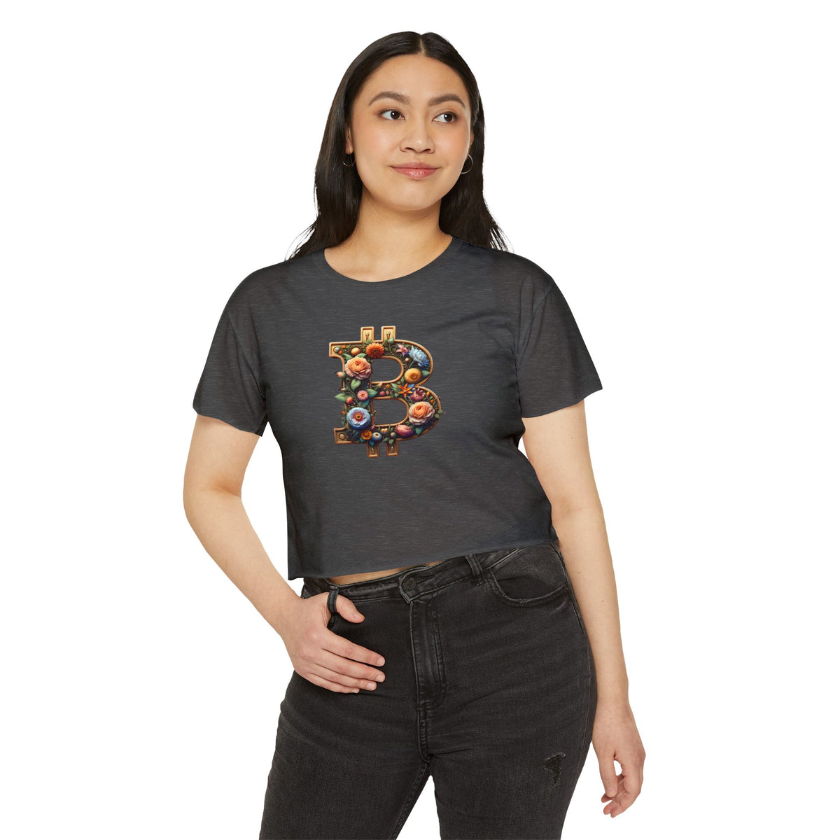 BTC Floral Logo Women's Crop Top