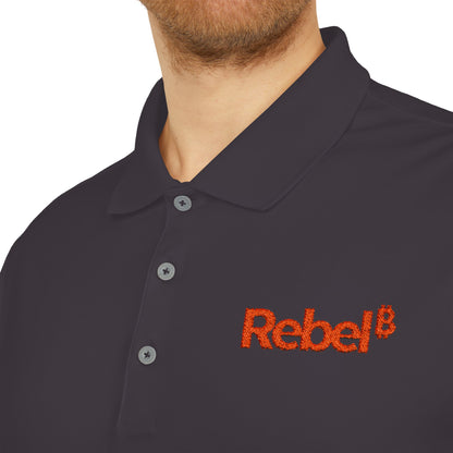 Bitcoin Rebel Performance Polo