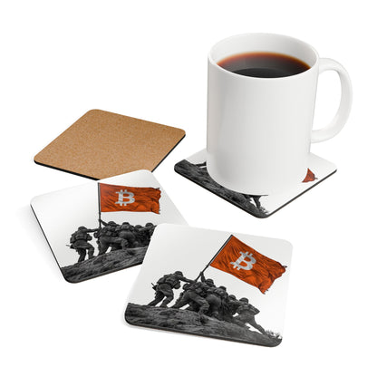 Coaster Set - Bitcoin Army Coaster
