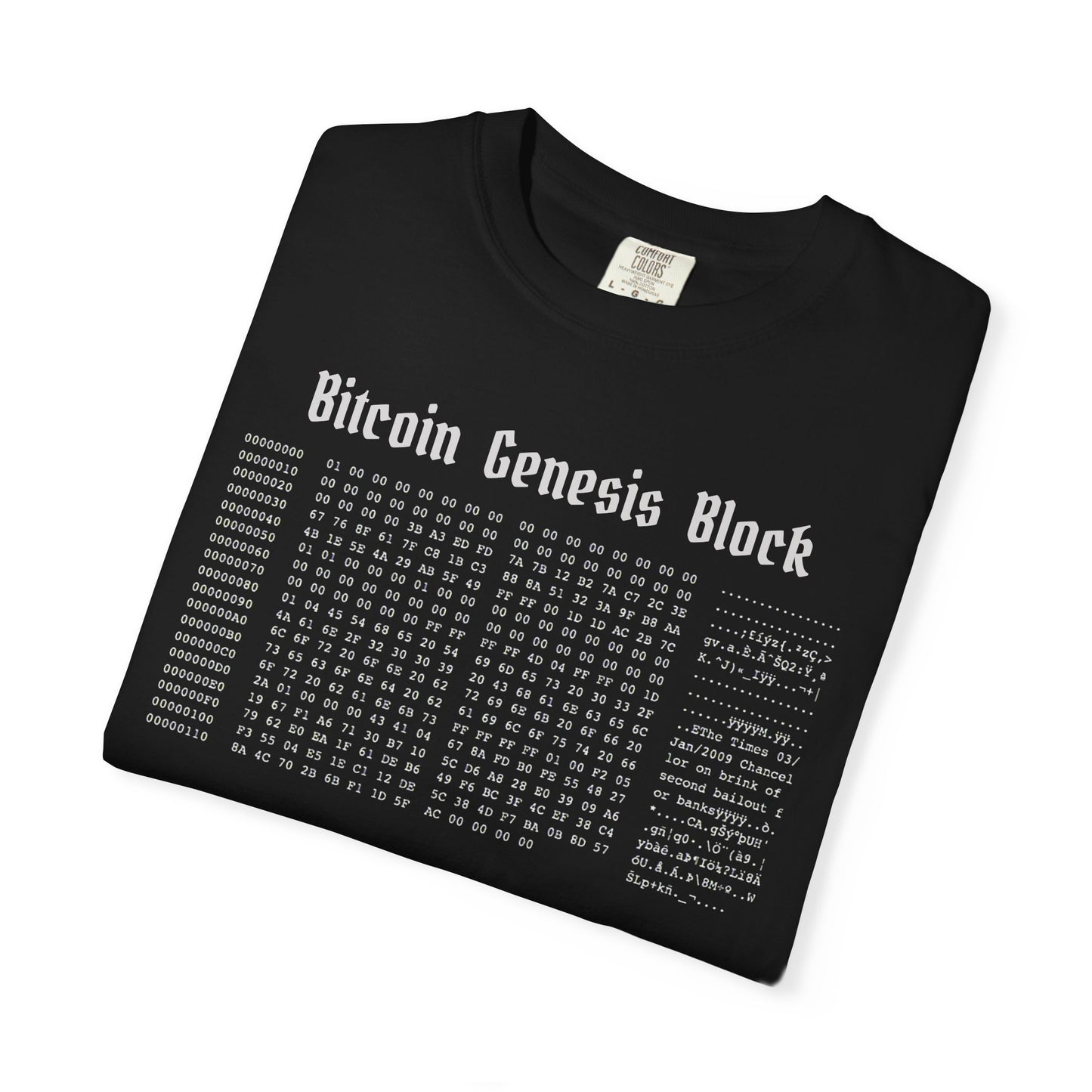 Bitcoin Genesis Block T-shirt