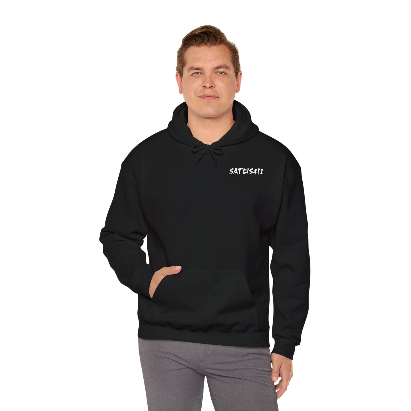 Satoshi Brushstroke Hooded Sweatshirt