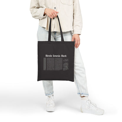 Bitcoin Genesis Block Tote Bag