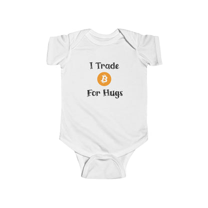 I Trade Bitcoin For Hugs Onesie