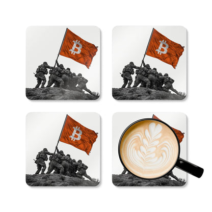 Coaster Set - Bitcoin Army Coaster