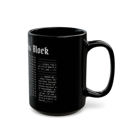 Bitcoin Genesis Block Mug