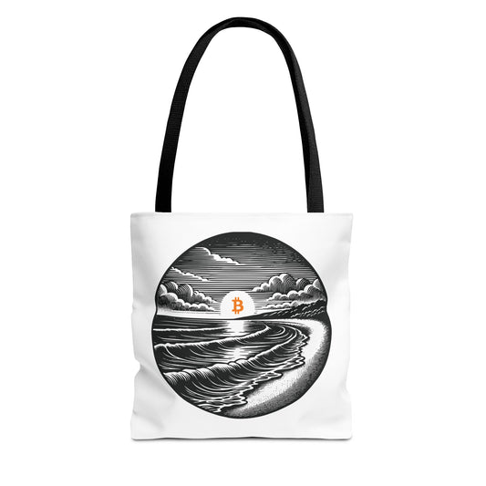 Bitcoin Island Durable Canvas Bag