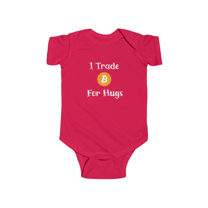 I Trade Bitcoin For Hugs Onesie