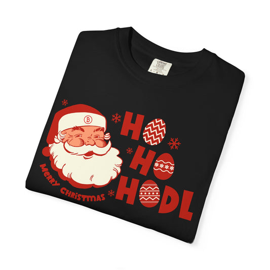 HO HO HODL Bitcoin Santa T-shirt