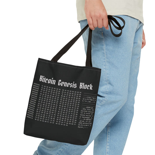 Bitcoin Genesis Block Tote Bag