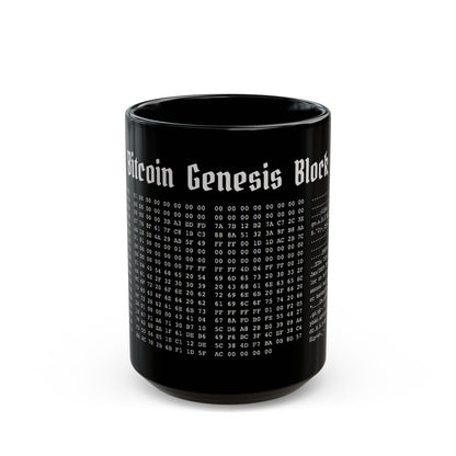Bitcoin Genesis Block Mug